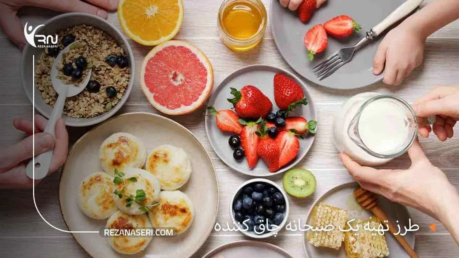طرز تهیه صبحانه چاق کننده